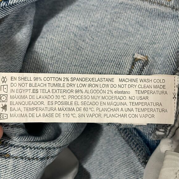 Forever 21 Light Wash Flare Jeans Raw Hem Women’s Size 29 - Picture 9 of 9